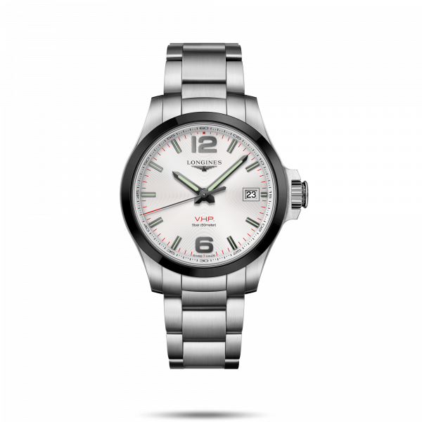 Conquest V.H.P. White Dial 41MM Quartz L37194766