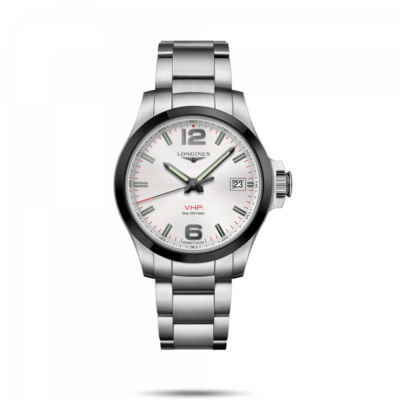 Conquest V.H.P. White Dial 41MM Quartz L37194766
