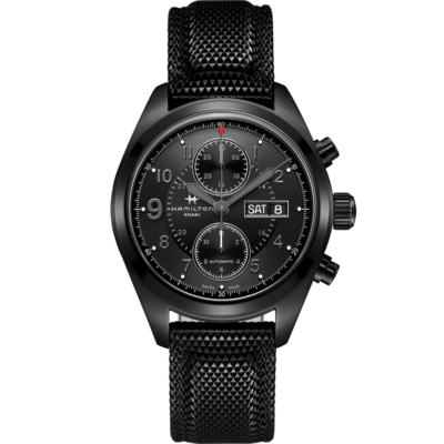 Khaki Field Black Dial 42MM Automatic Chronograph H71626735