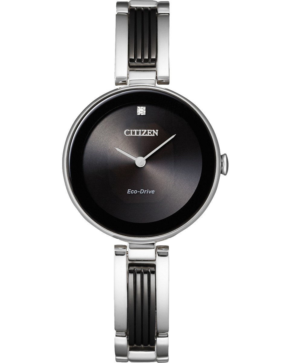 Citizen Arezzo Black Dial 28MM Eco-Drive EX1538-50E