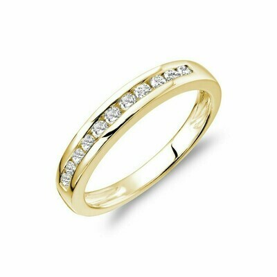 Channel Set Diamond Band 14KT Yellow Gold 0.75 CTDI Channel Set Diamond Band 14KT Yellow Gold 0.75 CTDI