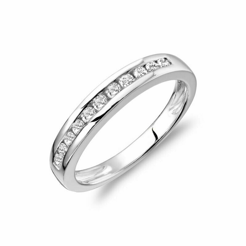 Channel Set Diamond Band 14KT White Gold 0.50 CTDI Channel Set Diamond Band 14KT White Gold 0.50 CTDI