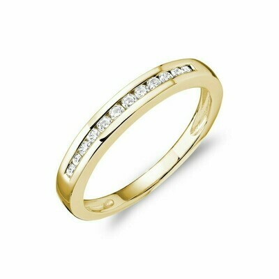 Channel Set Diamond Band 14KT Yellow Gold 0.20 CTDI Channel Set Diamond Band 14KT Yellow Gold 0.20 CTDI