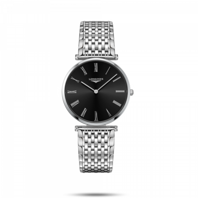 La Grande Classique De Longines Black Dial 36MM Quartz L47554516