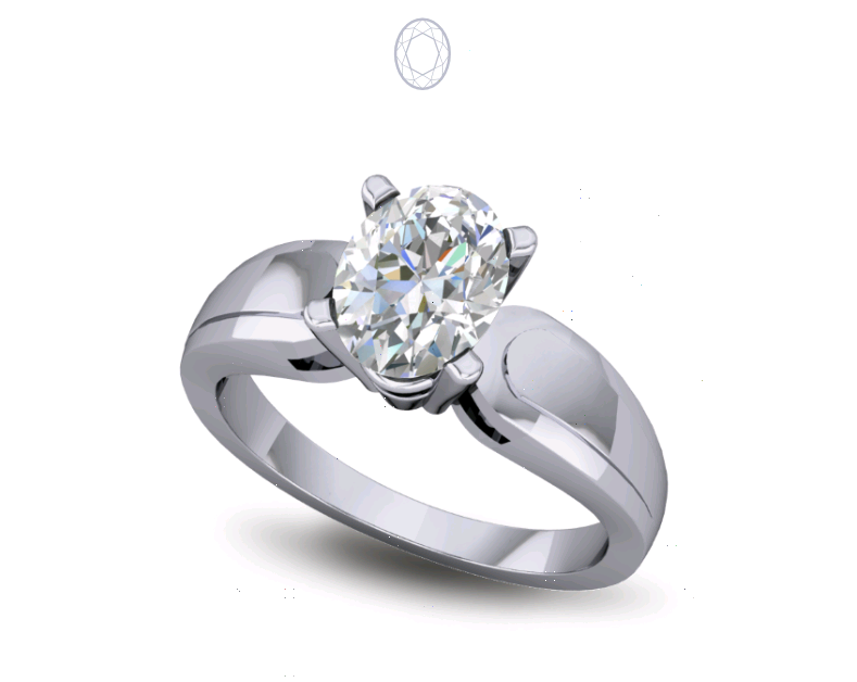 Solitaire Diamond Ring Rise Four Prong Solitaire Diamond Ring Rise Four Prong
