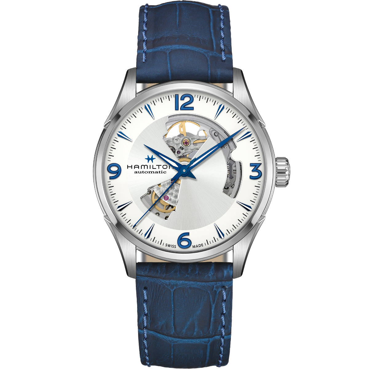 Jazzmaster Open Heart White Dial 42MM Automatic H32705651