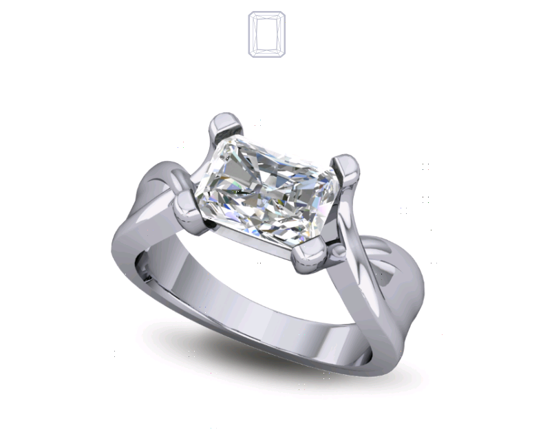 Solitaire Diamond Ring Rise Four Prong Solitaire Diamond Ring Rise Four Prong