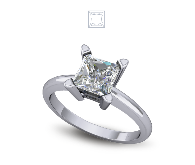 Solitaire Diamond Ring Four Prong Set Solitaire Diamond Ring Four Prong Set
