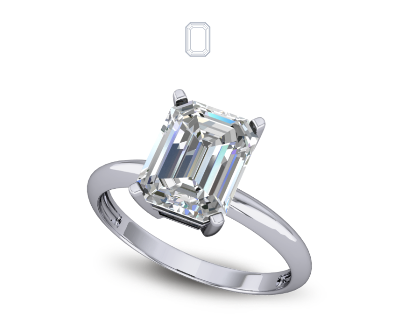 Solitaire Diamond Ring Four Prong Set Solitaire Diamond Ring Four Prong Set