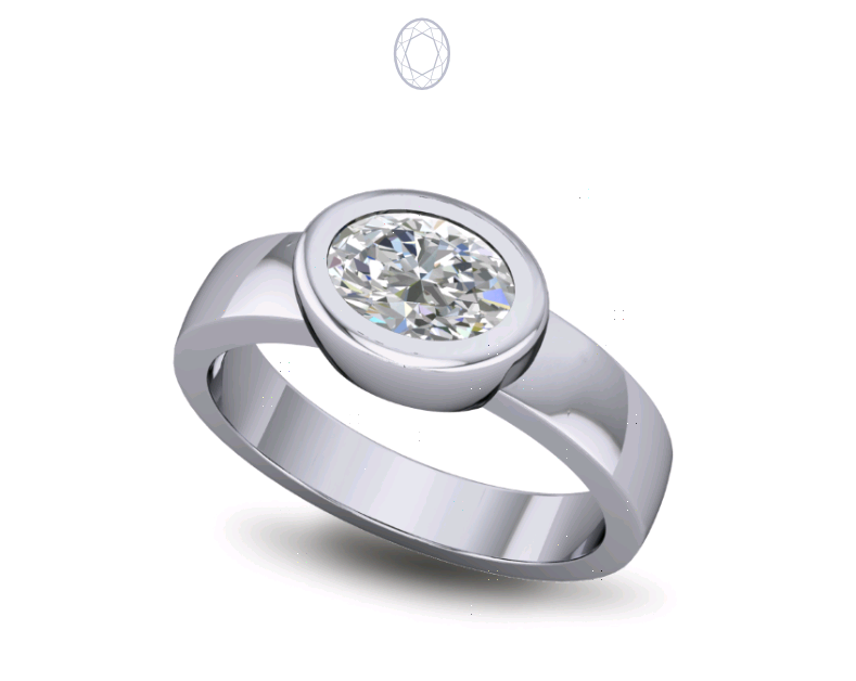 Solitaire Diamond Ring Bezel Solitaire Set Solitaire Diamond Ring Bezel Solitaire Set