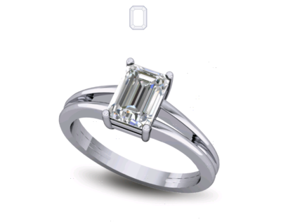 Solitaire Diamond Ring Solitaire Set, Metal Type: 14 KT