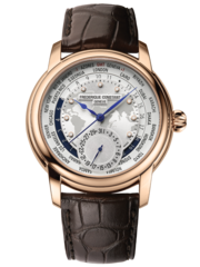 Classic Worldtimer Manufacture 42MM White Dial Automatic FC-718WM4H4