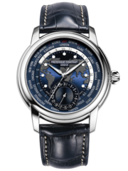 Classic Worldtimer Manufacture 42MM Blue Dial Automatic FC-718NWM4H6