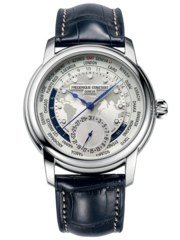 Classic Worldtimer Manufacture 42MM White Dial Automatic FC-718WM4H6