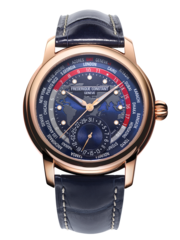 Classic Worldtimer Manufacture 42MM Blue Dial Automatic FC-718NRWM4H9