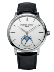 Slimline Moonphase Manufacture 42MM White Dial Automatic FC-705S4S6