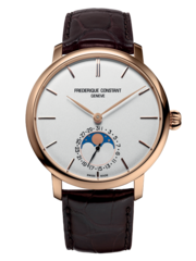 Slimline Moonphase Manufacture 42MM White Dial Automatic FC-705V4S4