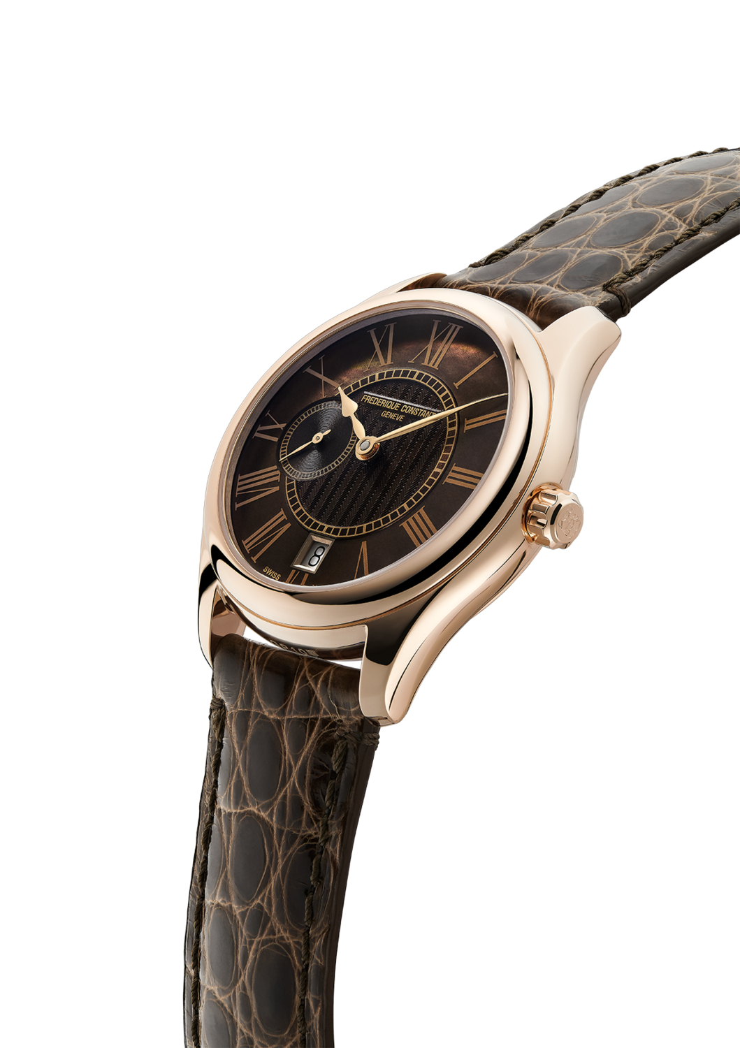 Ladies Automatic Small Seconds 36MM Brown Dial Automatic FC-318MPC3B4
