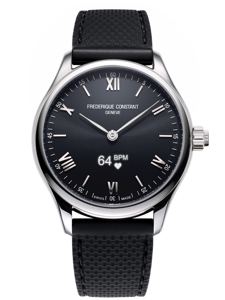 Gents Vitality Smartwatch 42MM Black Dial Quartz FC-287B5B6