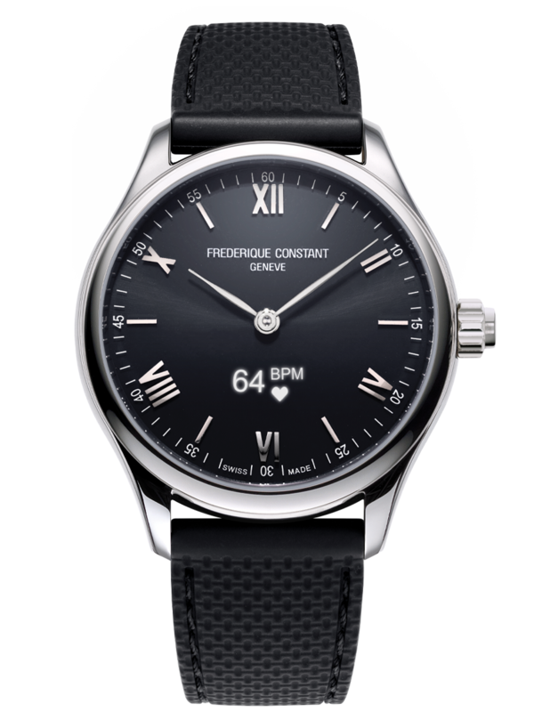 Gents Vitality Smartwatch 42MM Black Dial Quartz FC-287B5B6