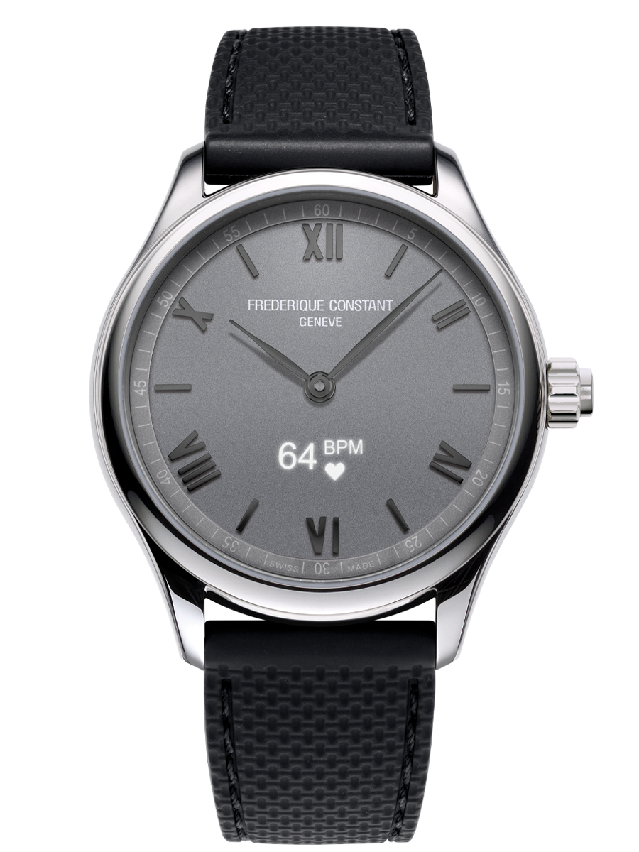 Gents Vitality Smartwatch 42MM Silver Dial Quartz FC-287S5B6