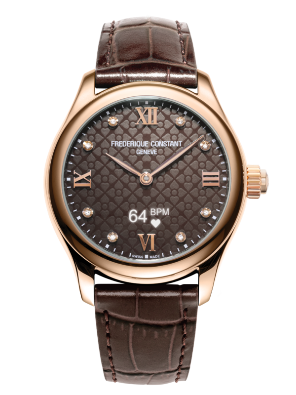 Ladies Vitality Smartwatch 36MM Brown Dial Quartz FC-286CD3B4