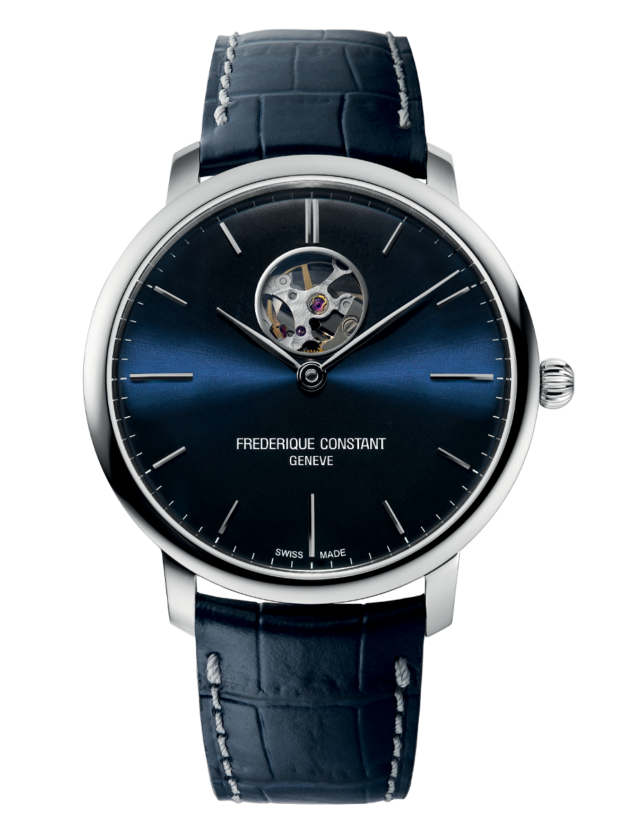 Slimline Heart Beat 40MM Blue Dial Automatic FC-312N4S6