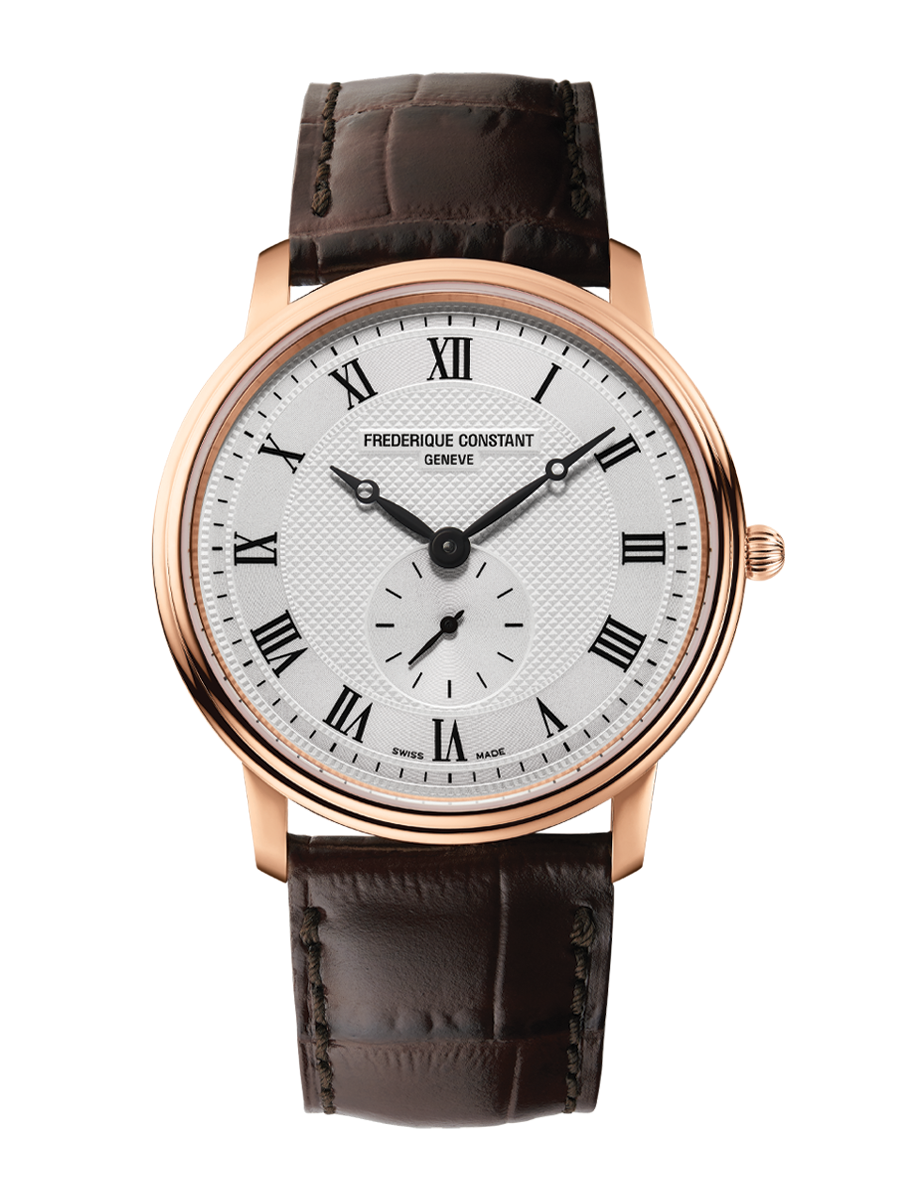 Slimline Gents Small Seconds 39MM Silver Dial Quartz FC-235M4S4