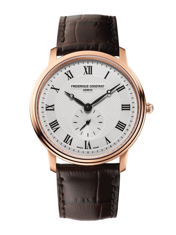 Slimline Gents Small Seconds 39MM Silver Dial Quartz FC-235M4S4