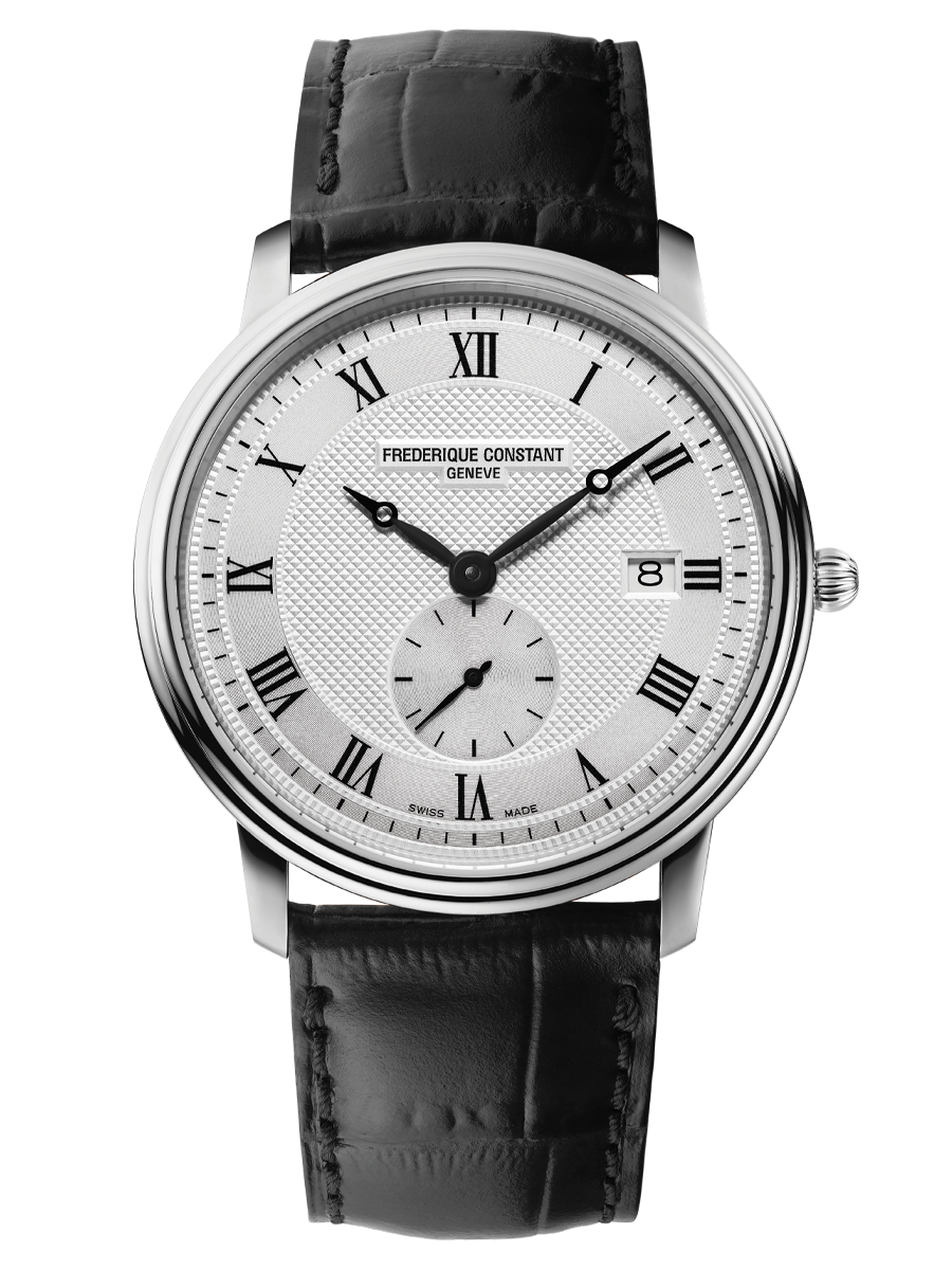 Slimline Gents Small Seconds 39MM Silver Dial Quartz FC-245M5S6