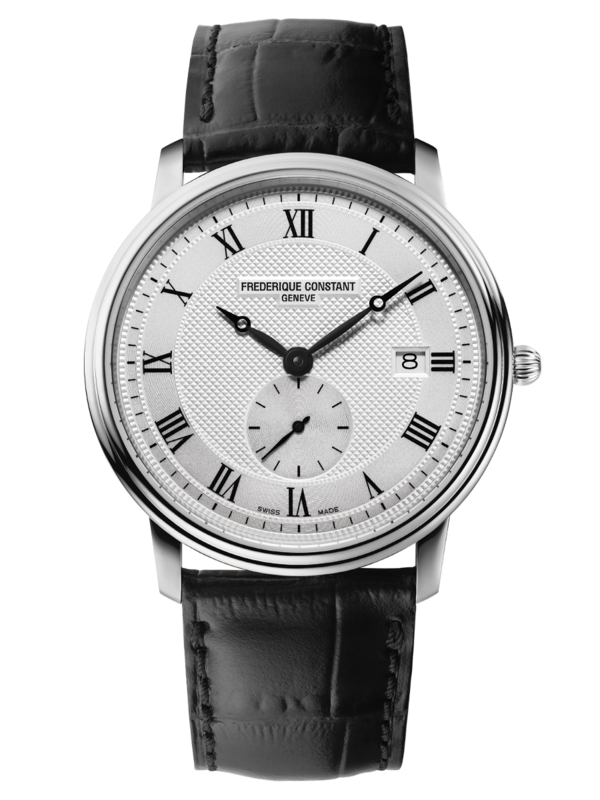 Slimline Gents Small Seconds 39MM Silver Dial Quartz FC-245M5S6