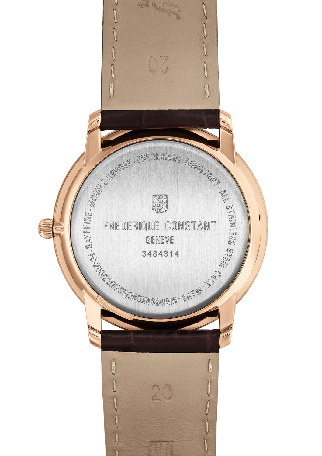 Slimline Gents Small Seconds 39MM Silver Dial Quartz FC-235M4S4