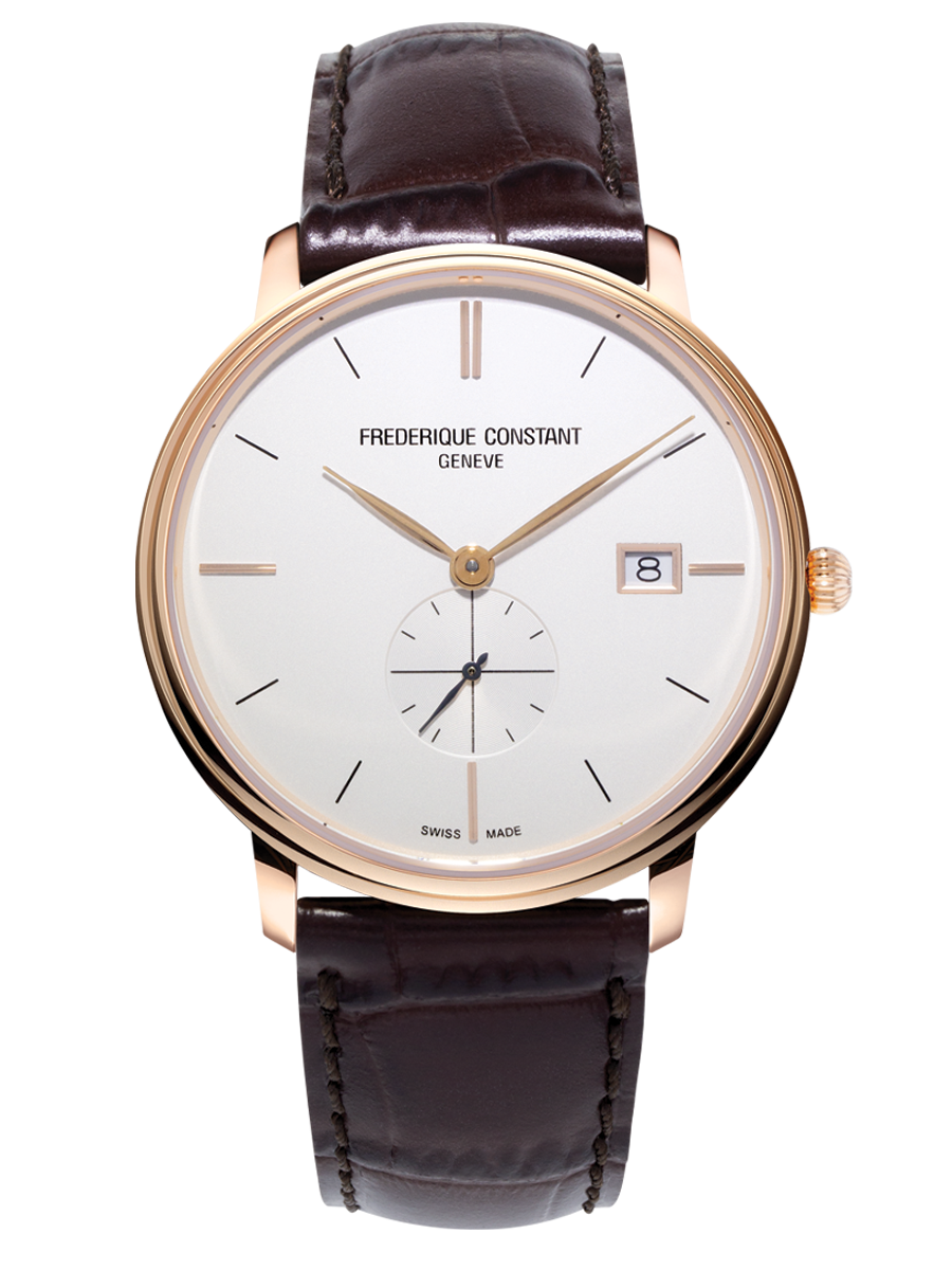 Slimline Gents Small Seconds 39MM Silver Dial Quartz FC-245V5S4