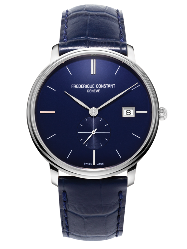 Slimline Gents Small Seconds 39MM Blue Dial Quartz FC-245N4S6