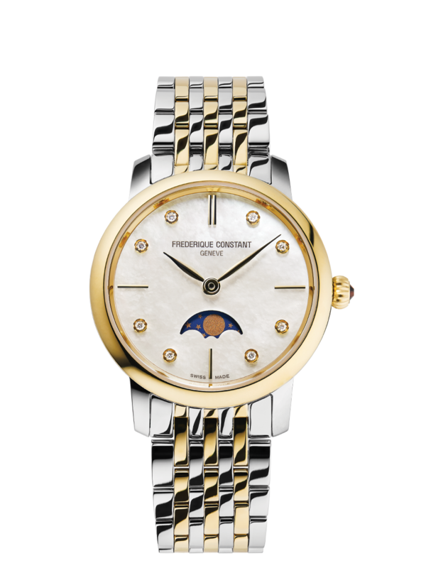 Slimline Ladies Moonphase 30MM Mother of Pearl Dial Quartz FC-206MPWD1S3B