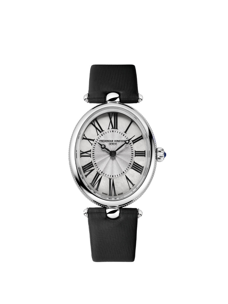 Classics Art Déco Oval 30MM Silver Dial Quartz FC-200MPW2V6