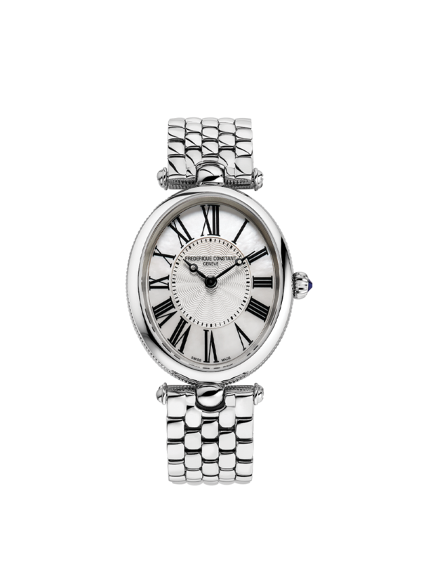 Classics Art Déco Oval 30MM Silver Dial Quartz FC-200MPW2V6B