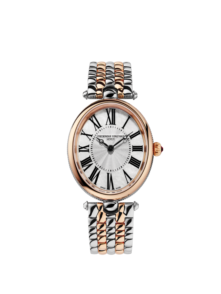 Classics Art Déco Oval 30MM Silver Dial Quartz FC-200MPW2V2B