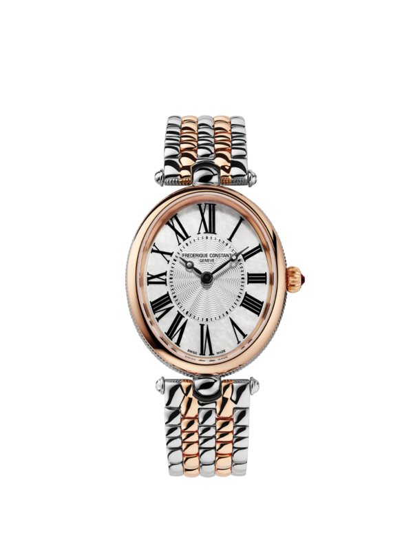 Classics Art Déco Oval 30MM Silver Dial Quartz FC-200MPW2V2B