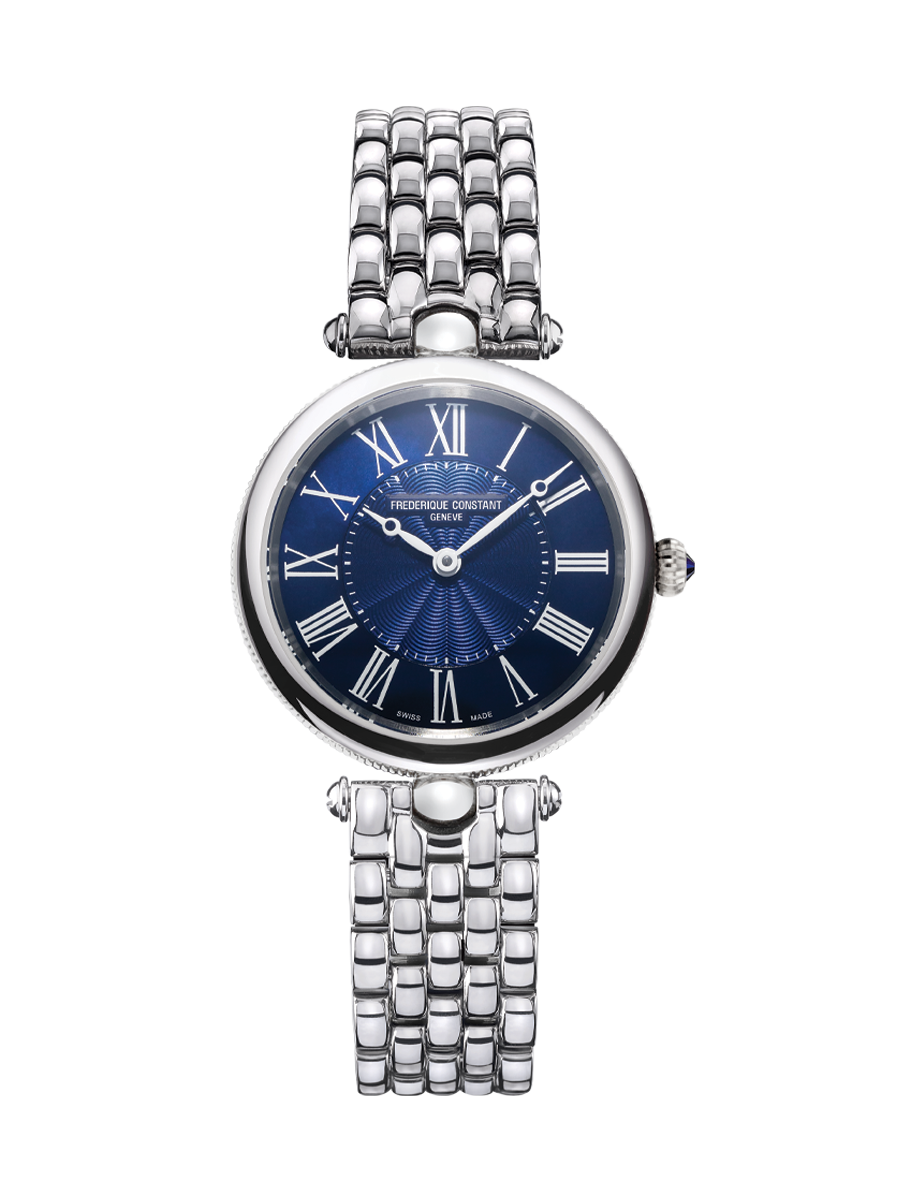 Classics Art Déco Round 30MM Blue Dial Quartz FC-200MPN2AR6B