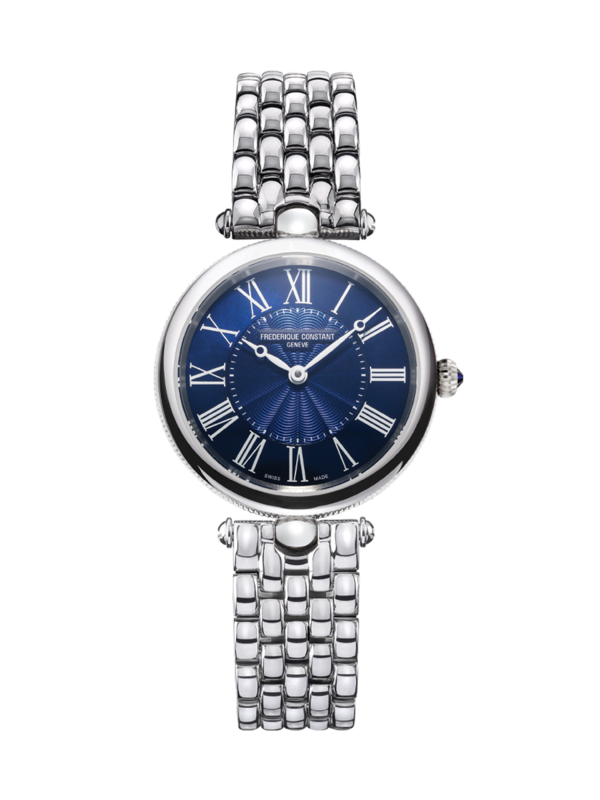 Classics Art Déco Round 30MM Blue Dial Quartz FC-200MPN2AR6B
