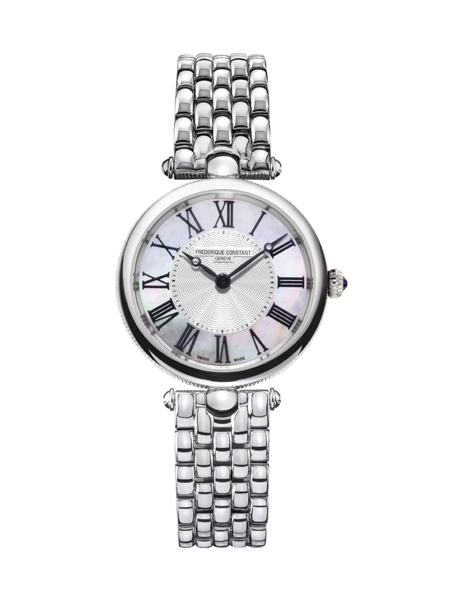 Classics Art Déco Round 30MM White Dial Quartz FC-200MPW2AR6B
