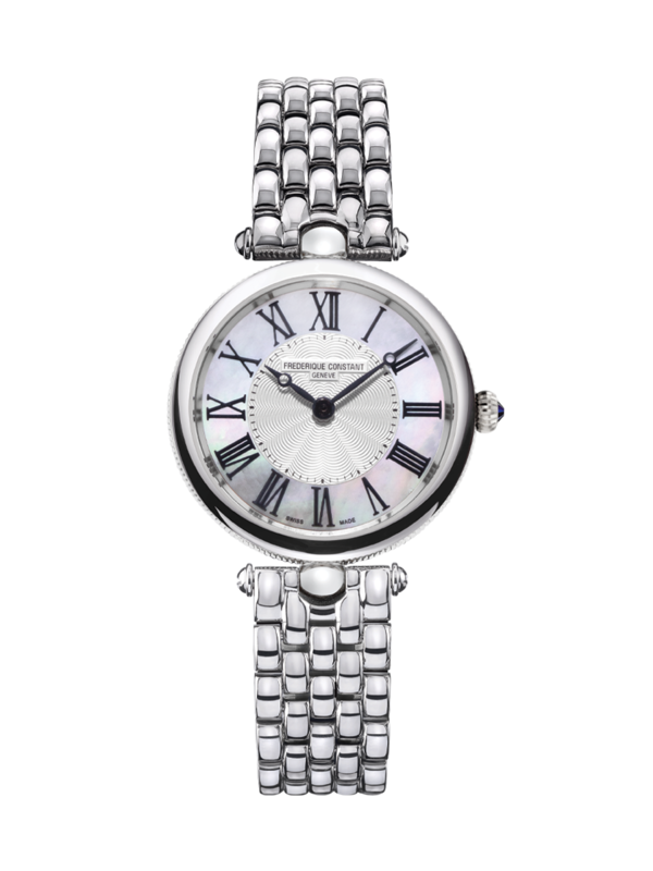 Classics Art Déco Round 30MM White Dial Quartz FC-200MPW2AR6B