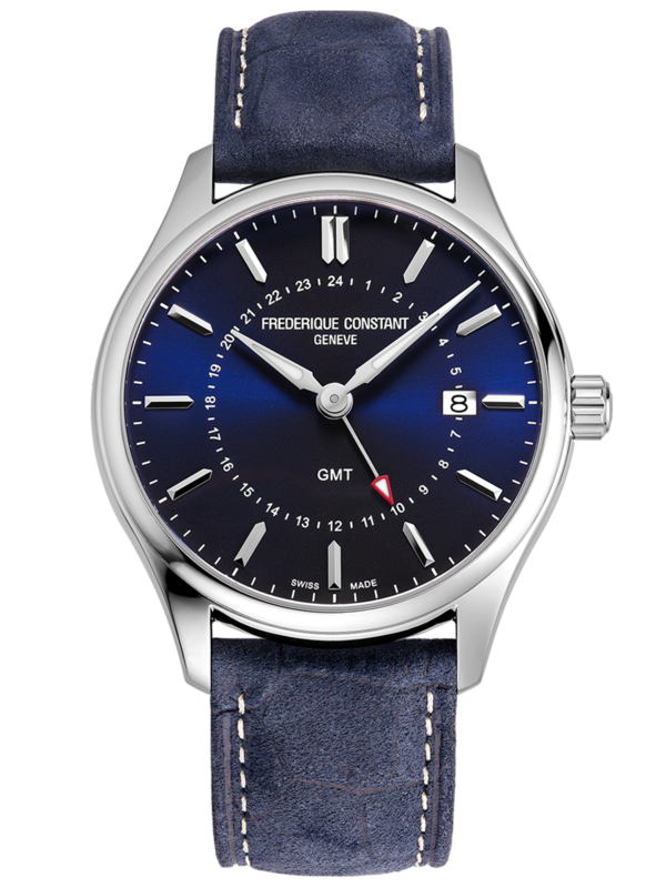 Classics Gents Quartz GMT 40MM Blue Dial Quartz FC-252NS5B6