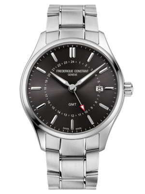 Classics Gents Quartz GMT 40MM Grey Dial Quartz FC-252DGS5B6B