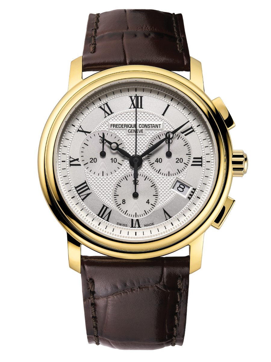 Classics Chronograph 40MM Silver Dial Quartz FC-292MC4P5