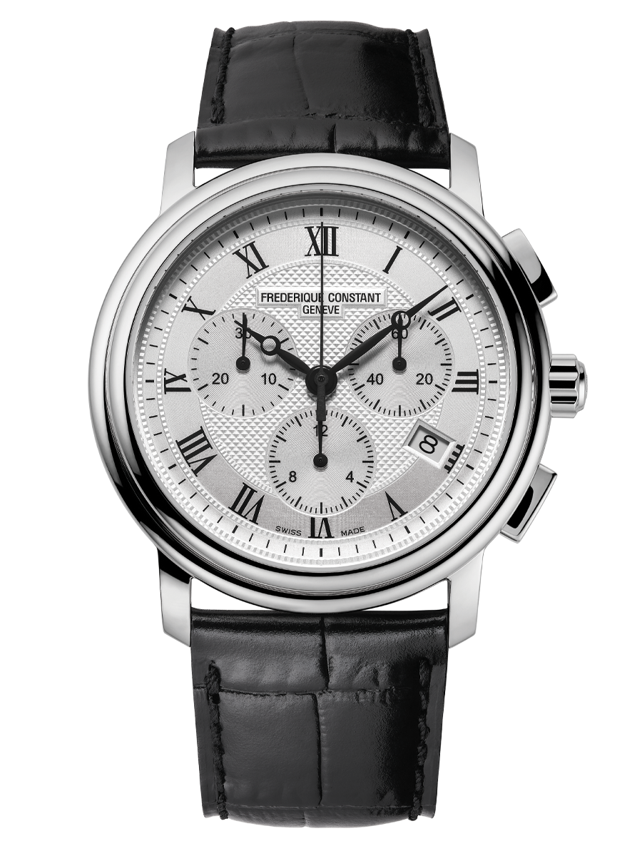 Classics Chronograph 40MM Silver Dial Quartz FC-292MC4P6