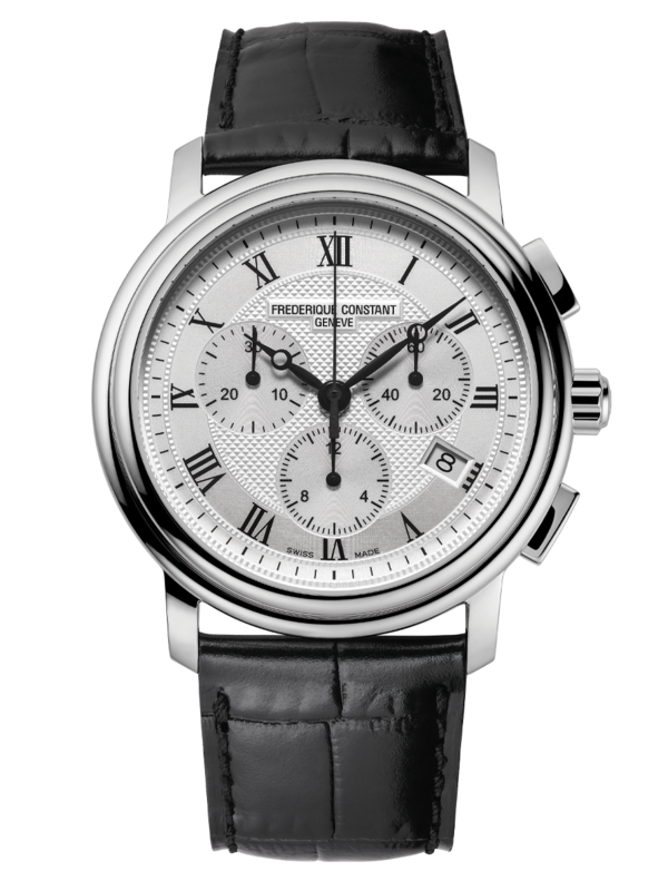 Classics Chronograph 40MM Silver Dial Quartz FC-292MC4P6