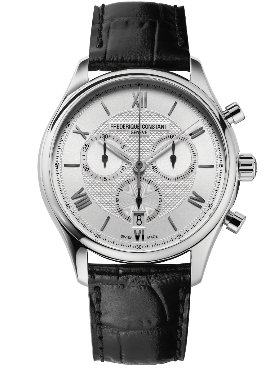 Classics Chronograph 40MM Silver Dial Quartz FC-292MS5B6