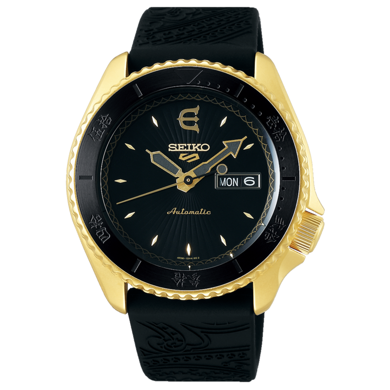 Seiko 5 Sports Black Dial 43MM Evisen Skateboards Limited Edition Automatic SRPF94K1